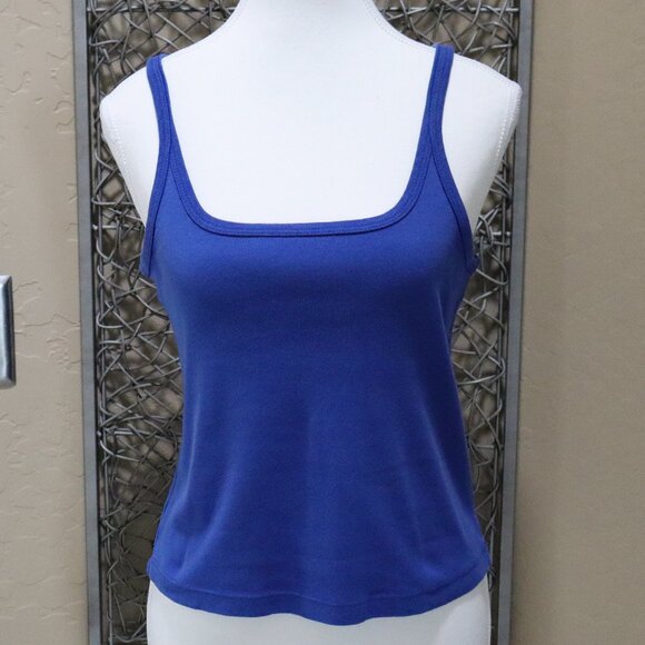 Weavers Girl Cobalt Thin Strap Tank Top - Picture 1 of 5
